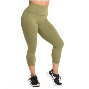 NWT IAB Army Green High Waist Crop Leggings